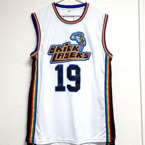 1996 MTV Rock N Jock Basketball Aaliyah #19 Brick Layers Jersey Stitched